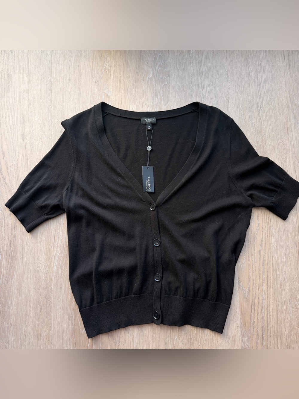 NWT Talbots petites short sleeve cardigan